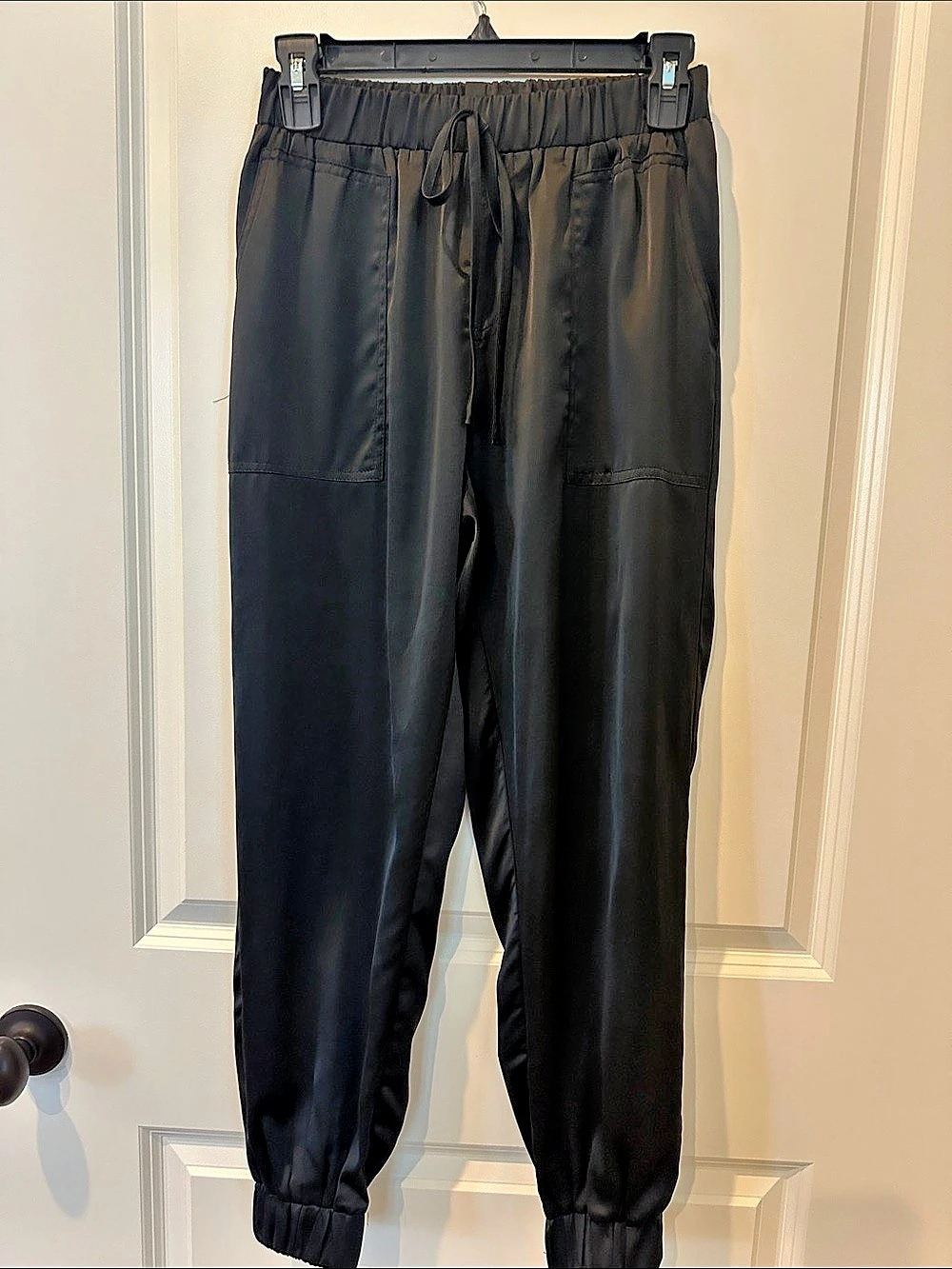 glam Black Jogger Pants Size Small Like New